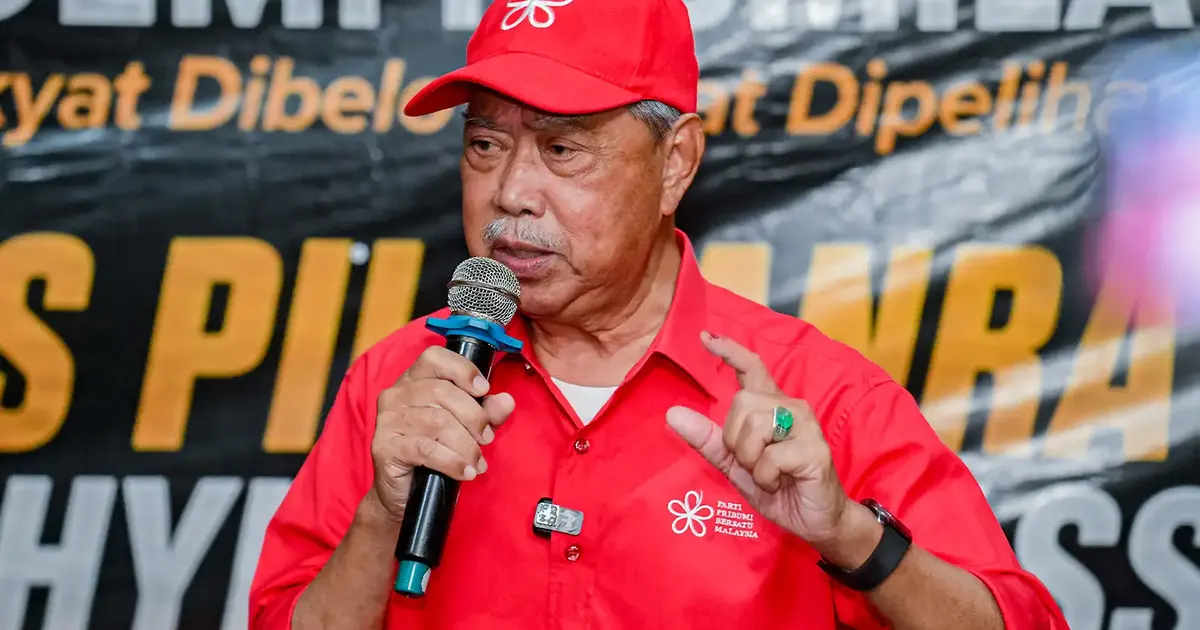Muhyiddin Hits Back at Khaled Over Bersatu Election Claims