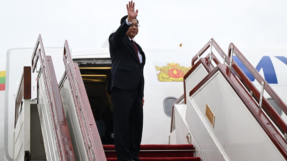 Myanmar's Min Aung Hlaing heads to Moscow for Putin talks amid isolation