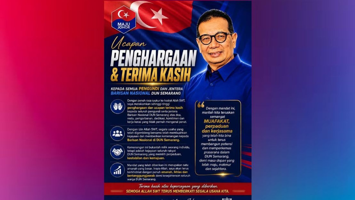 Samsolbari Jamali Secures Historic Sixth Term as Semarang State Assemblyman