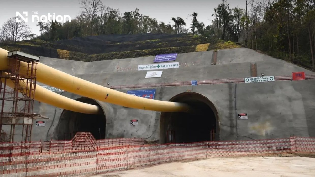 Two workers killed in scaffolding collapse at Thailand's Chiang Rai railway tunnel site