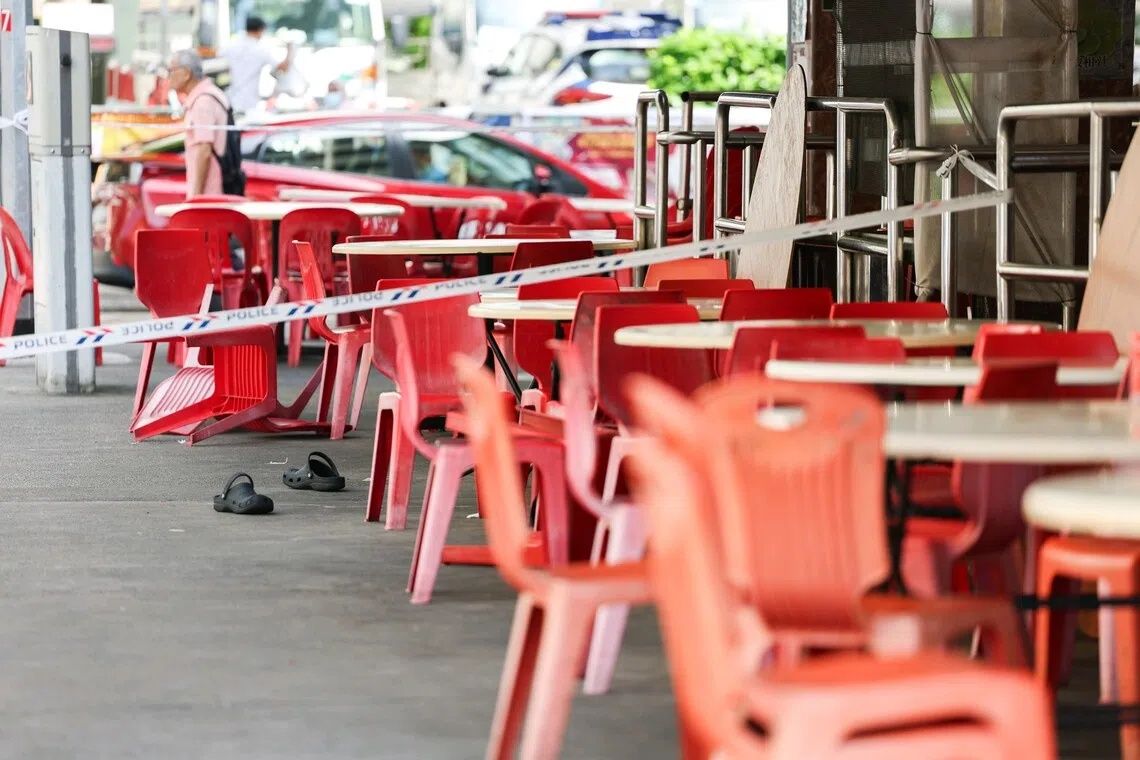 Singapore man jailed 17 months for chair attack on stabbing victim