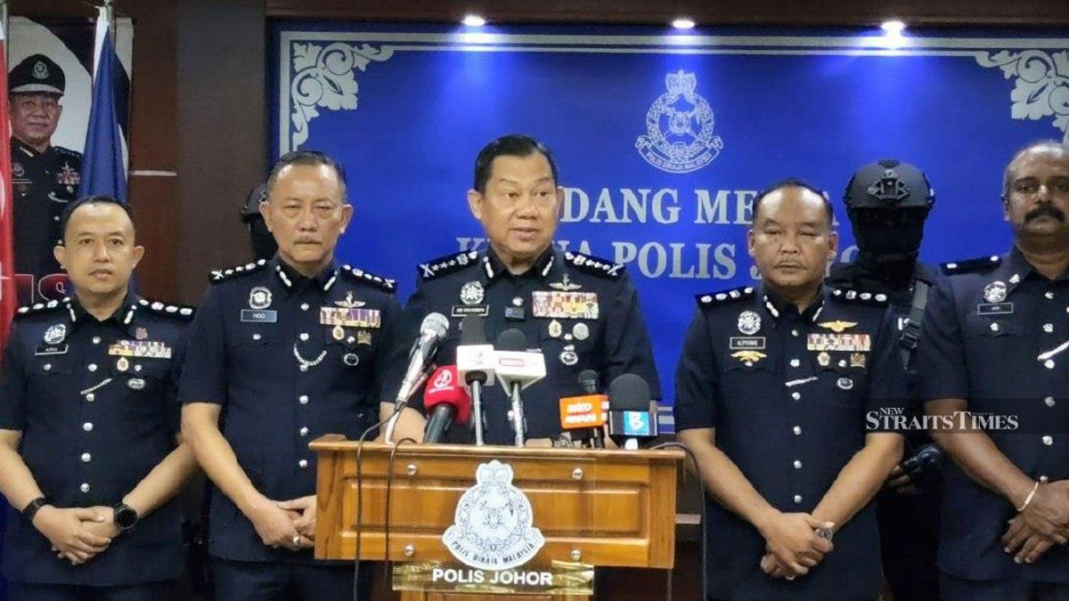 Police Bust Major Methamphetamine Ring in Johor Baru, Seizing RM3.04 Million in Drugs