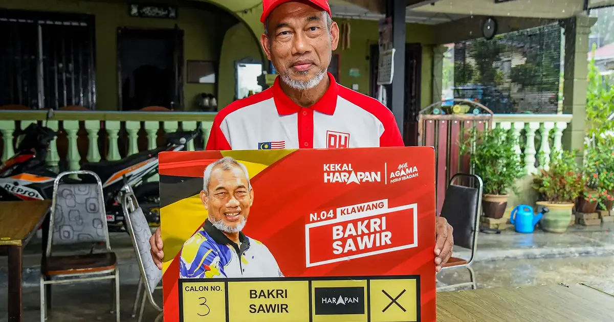 Klawang's Incumbent Bakri Sawir Confident He Can Retain Seat Without Umno Support