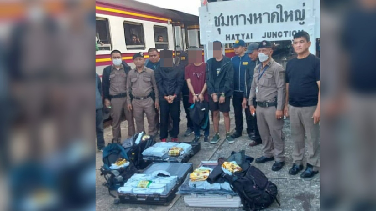 Three Malaysians arrested in Thailand with RM4.3 million in methamphetamine