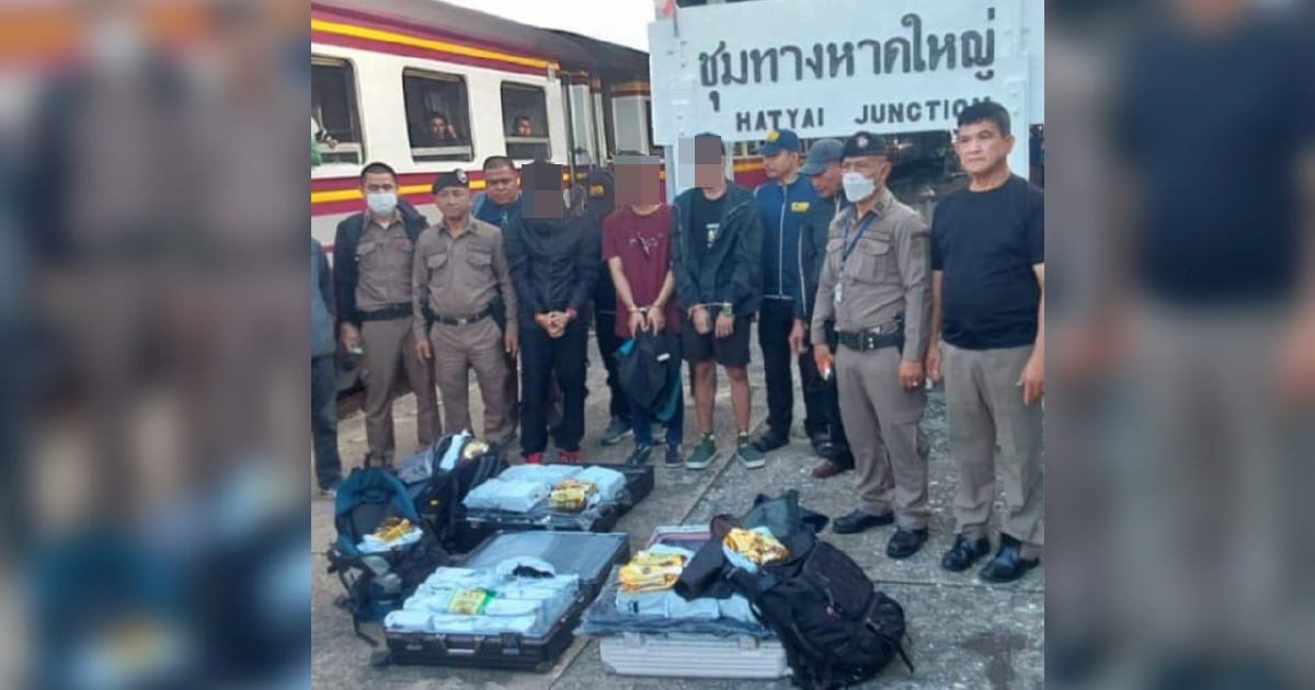 Three Malaysians arrested in Thailand with RM4.3 million in methamphetamine