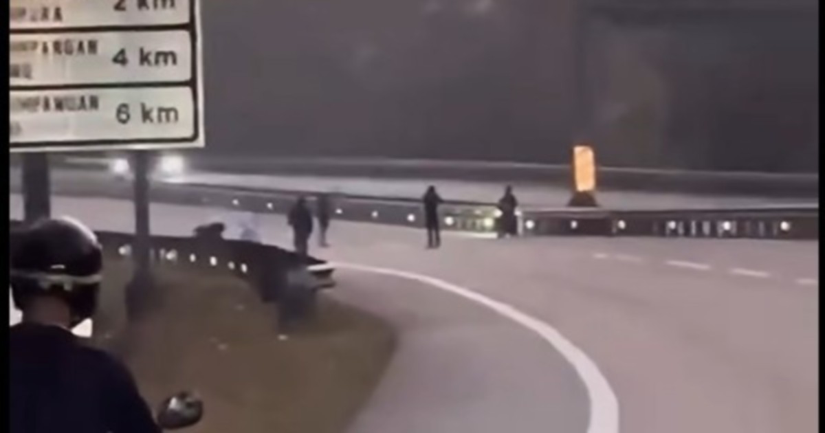 Three more suspects held over illegal street racing incident on Johor's Second Link