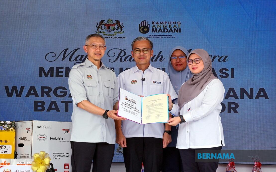 Johor Election About State's Future, Not Personal Agendas, Says Fahmi