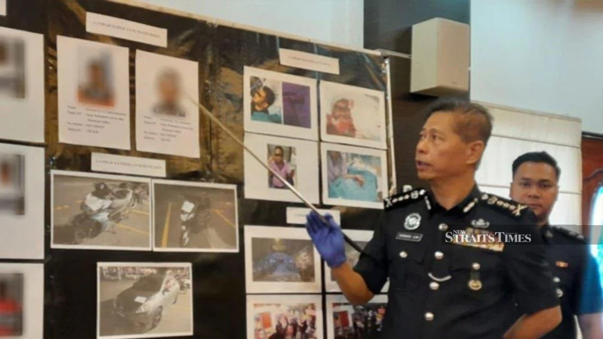Six men arrested after parang attack injures two at Jelutong temple