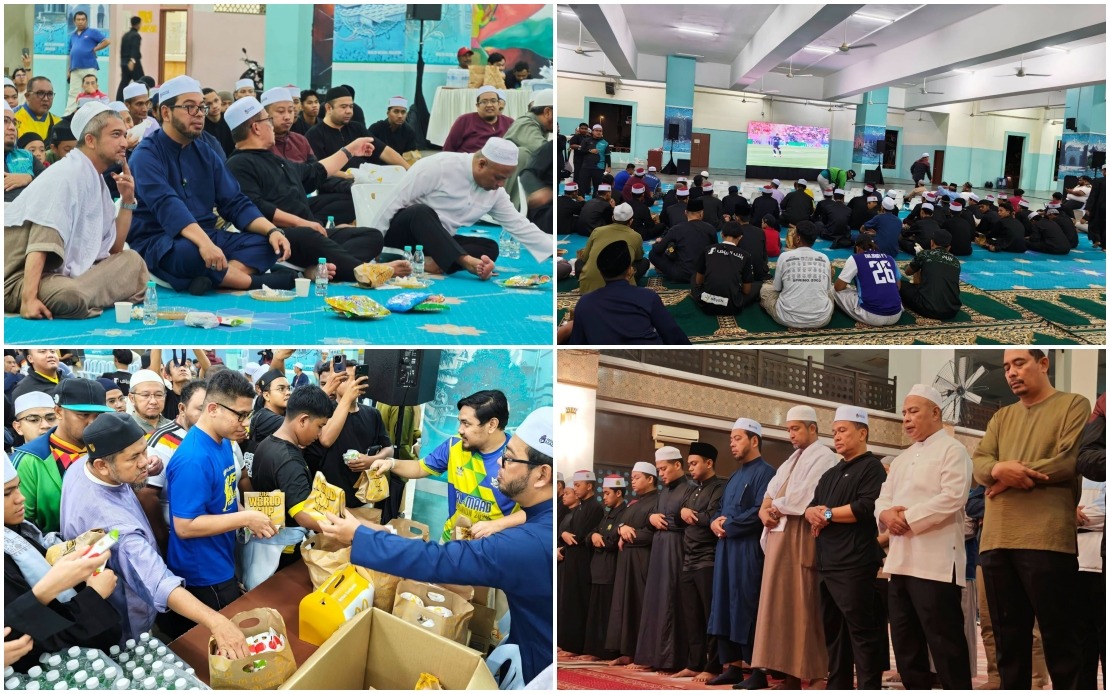 Over 300 Young Worshippers Blend Qiyamullail Prayer With World Cup Viewing at Kuala Lumpur Mosque