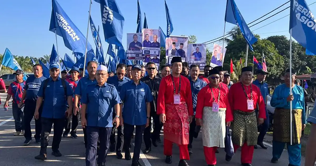 Muhyiddin Rallies Perikatan Nasional Base as Bukit Kepong Campaign Intensifies