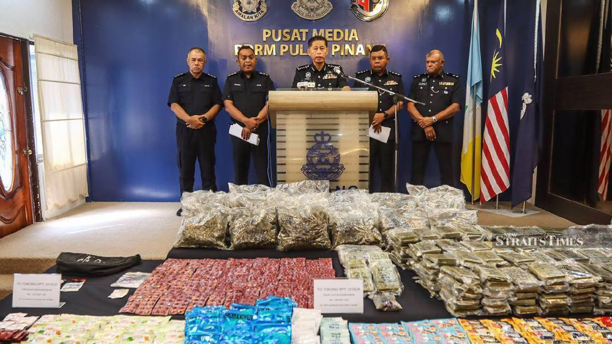 Penang Police Dismantle Three Major Drug Networks in Coordinated Crackdown