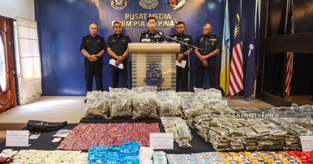 Penang Police Dismantle Three Major Drug Networks in Coordinated Crackdown