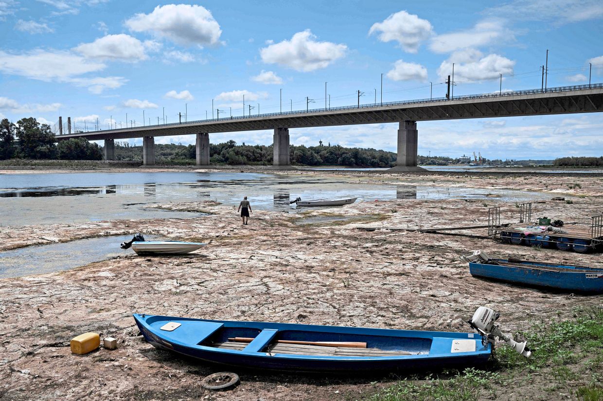 Danube hits record lows as drought grips Central Europe, threatening power and transport