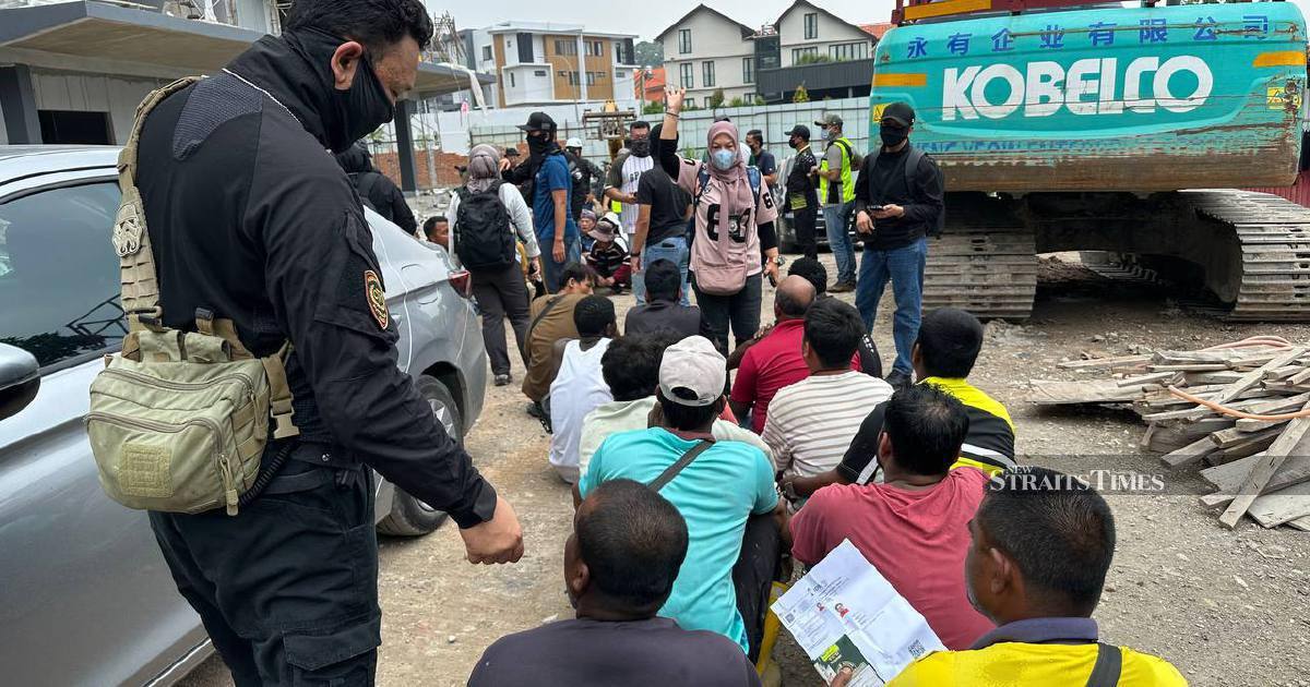 528 Foreign Workers Detained in Major Immigration Enforcement Drive Across Construction Sites