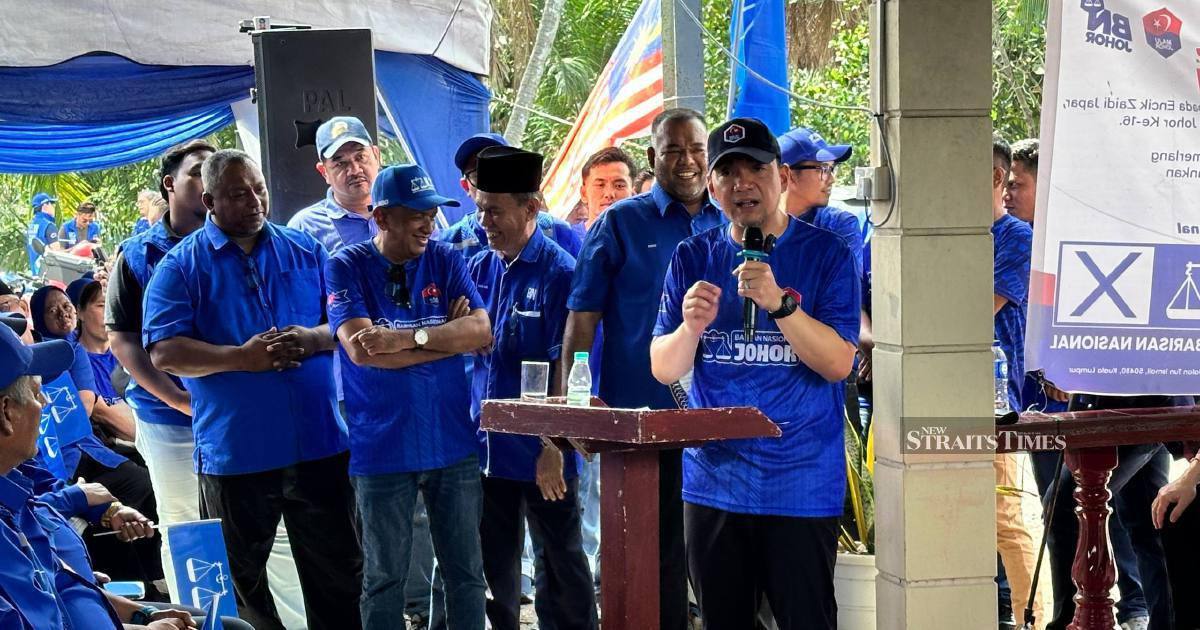 Barisan Nasional Set Sights on Reclaiming Penggaram in Johor Battle