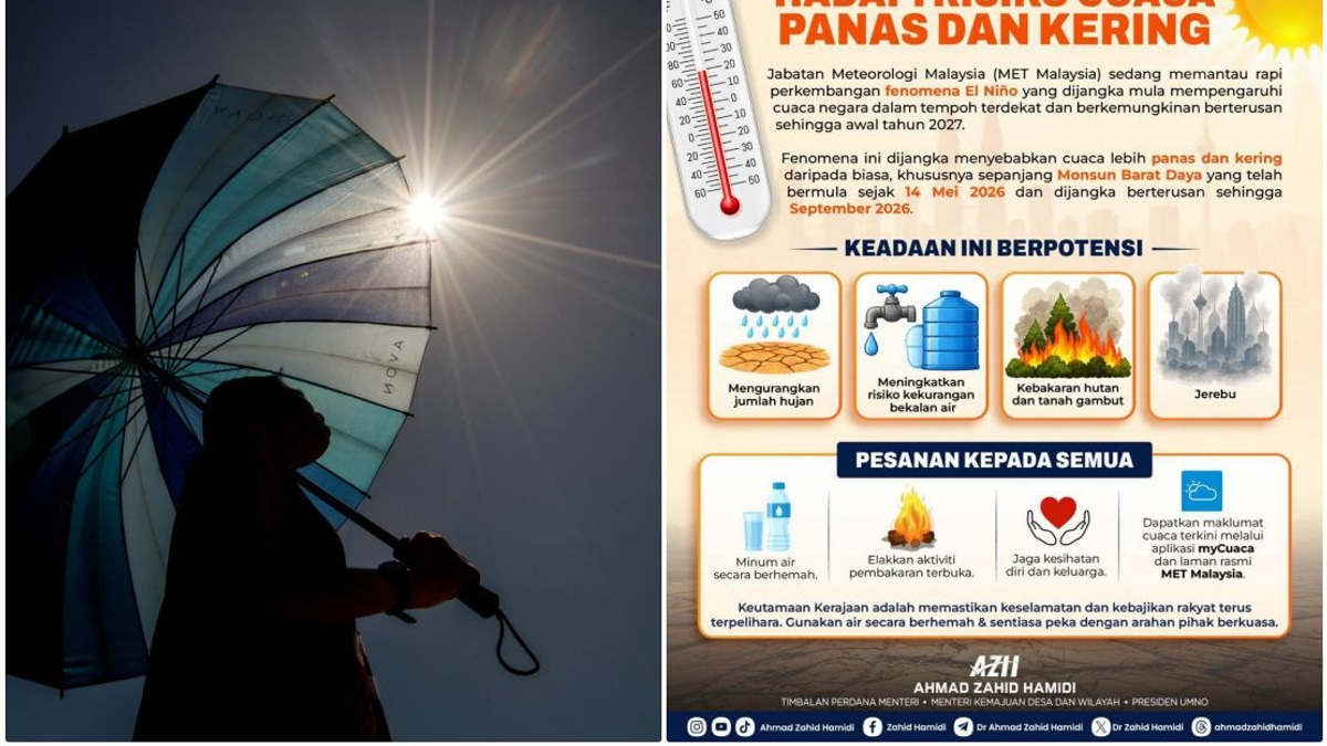 Malaysia Braces for Extended Hot, Dry Spell as El Niño Intensifies Through 2027
