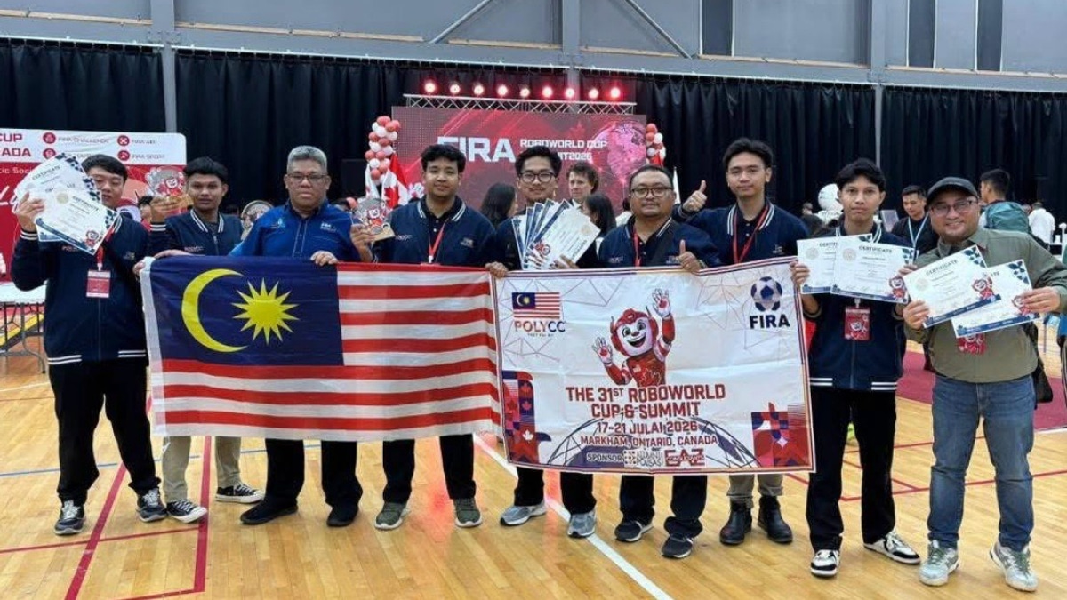 Malaysia's POLYCC Contingent Secures 14 Medals at FIRA RoboWorld Cup in Canada