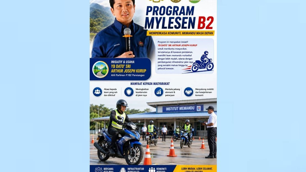 MyLesen B2 Programme Returns to Pensiangan to Expand Motorcycle Licensing Access in Rural Sabah