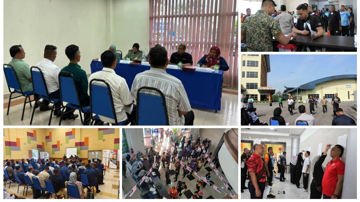 147 Former Military Personnel Sit Selection Interviews for MRSM Warden Positions
