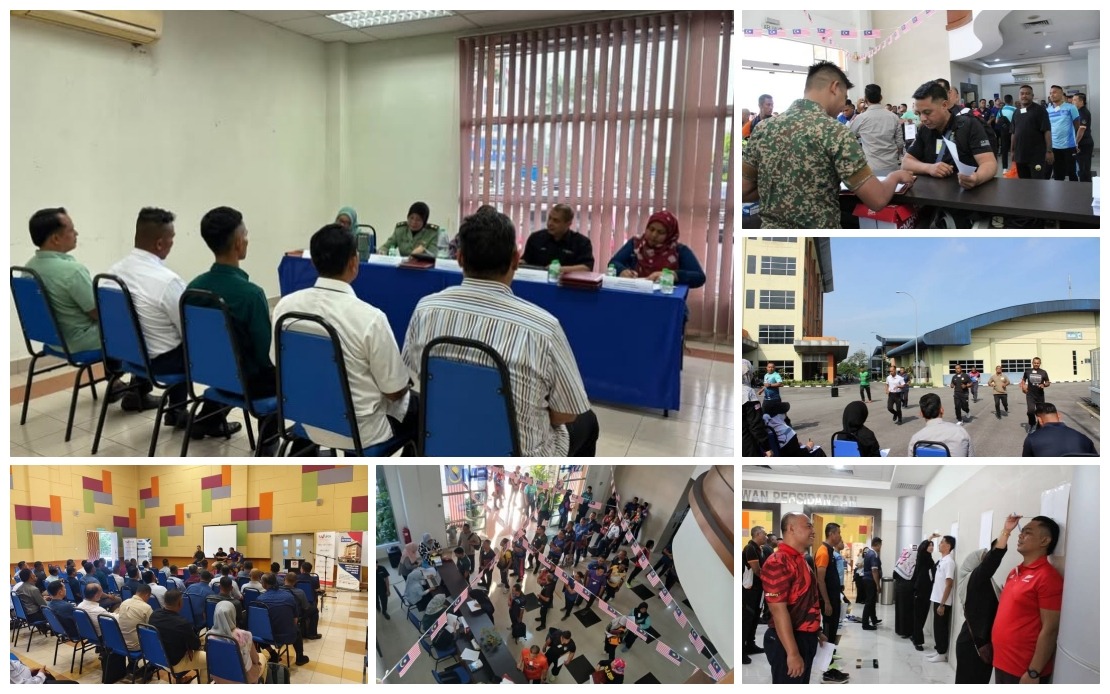 147 Former Military Personnel Sit Selection Interviews for MRSM Warden Positions