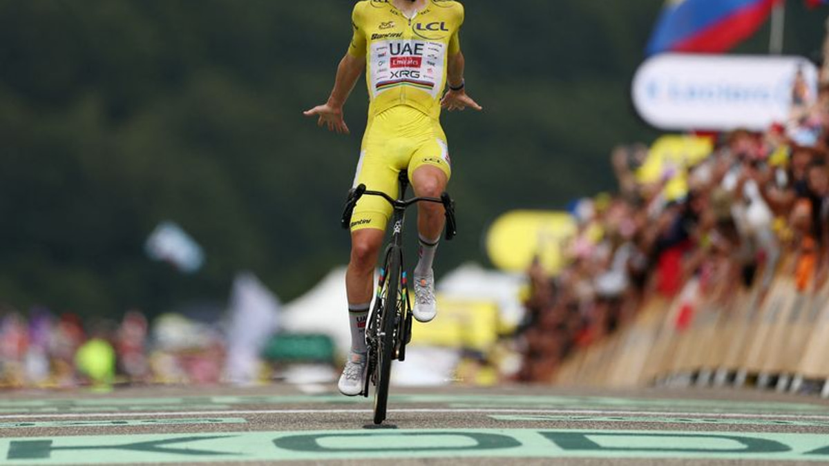 Pogacar powers to dominant stage 14 victory, stretches Tour lead to four-and-a-half minutes