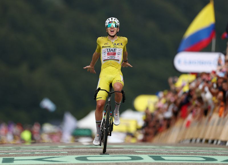 Pogacar powers to dominant stage 14 victory, stretches Tour lead to four-and-a-half minutes