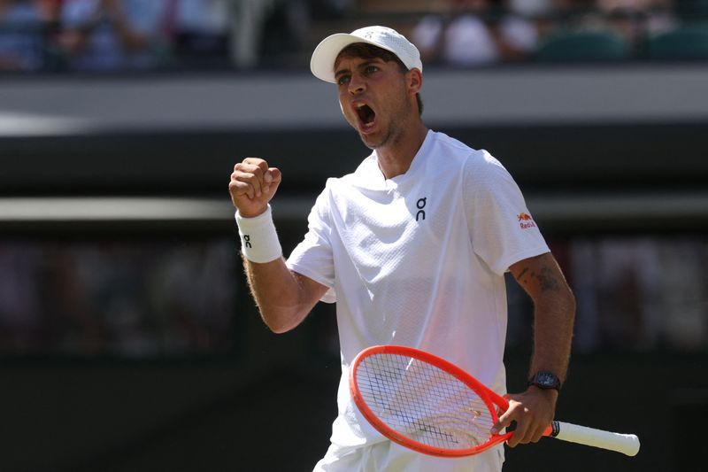 Cobolli Advances to Wimbledon Quarter-Finals, Eyes Ice Cream and Pasta After De Minaur Victory