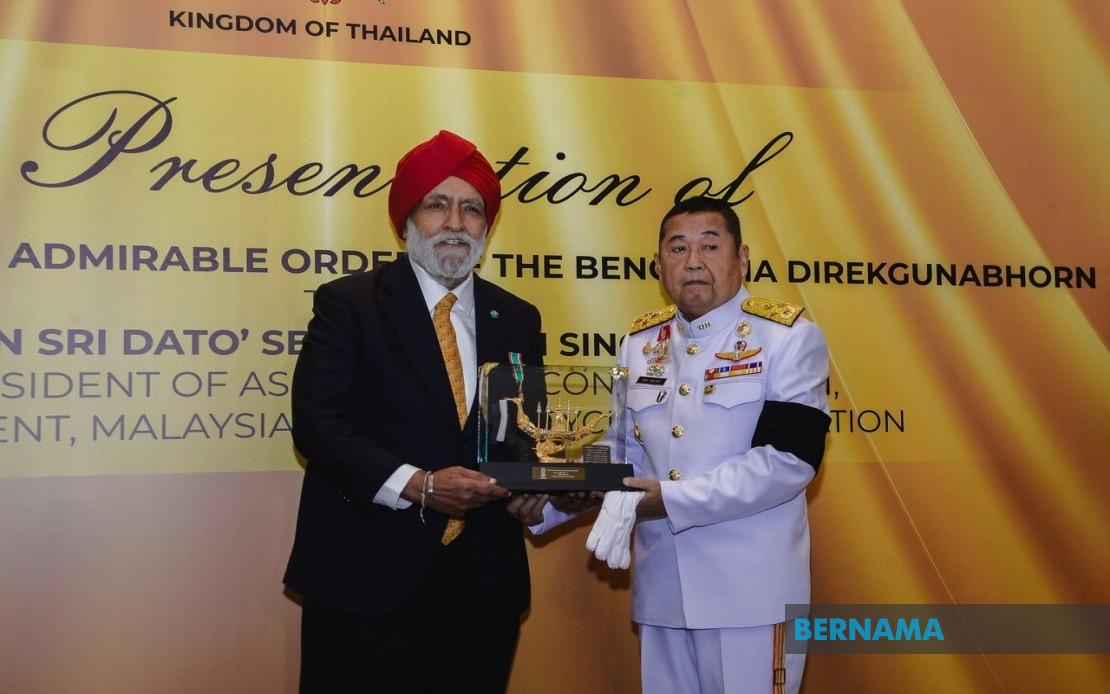 Former Cycling Chief Darshan Singh Honoured With Thai Royal Decoration