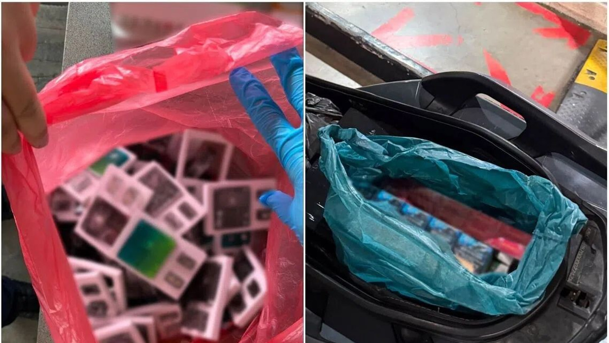 Two arrested for attempting to smuggle cigarettes and vapes through Singapore's Woodlands Checkpoint
