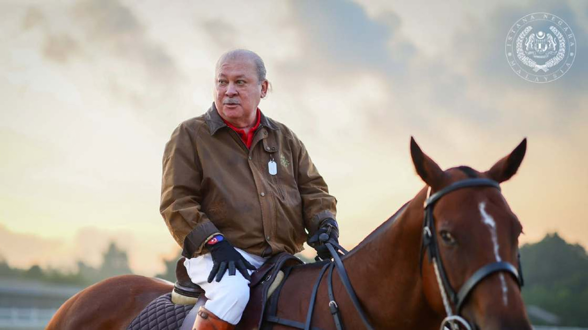 King Continues Daily Equestrian Regimen at Johor Polo Club