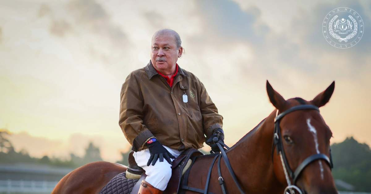 King Continues Daily Equestrian Regimen at Johor Polo Club