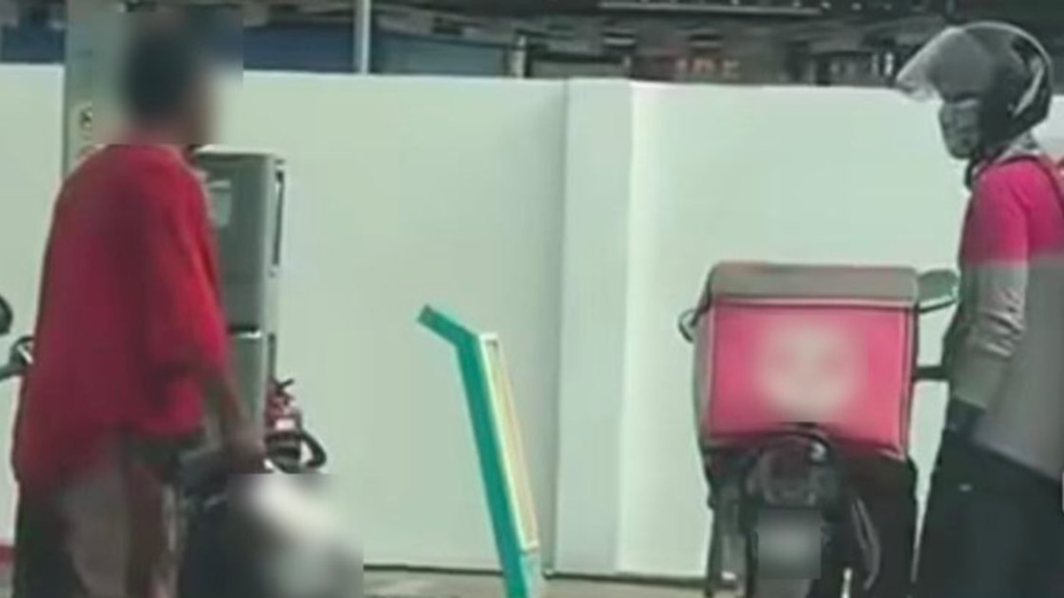 Man arrested for threatening p-hailing driver with meat cleaver at petrol station