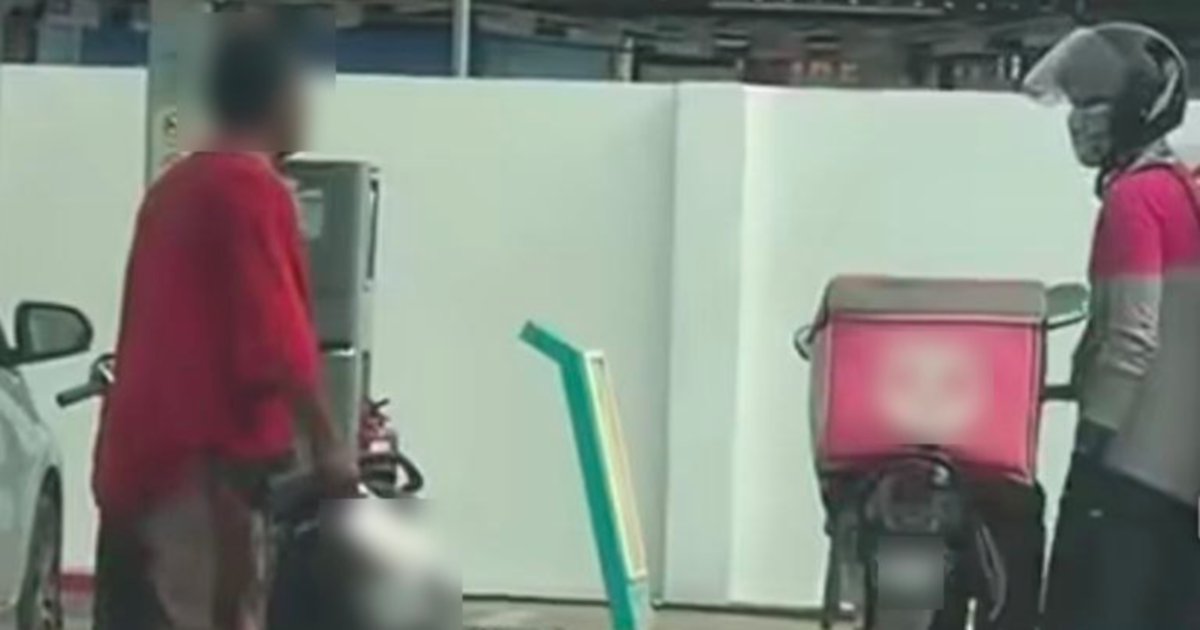 Man arrested for threatening p-hailing driver with meat cleaver at petrol station