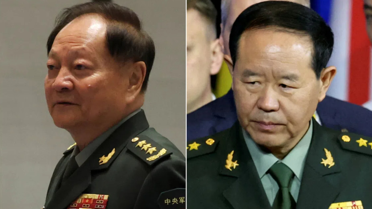 China purges two top generals from military command in Xi's continuing anti-corruption drive