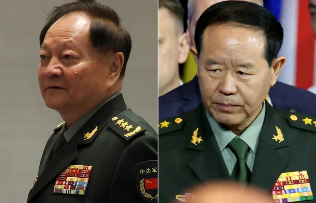 China purges two top generals from military command in Xi's continuing anti-corruption drive