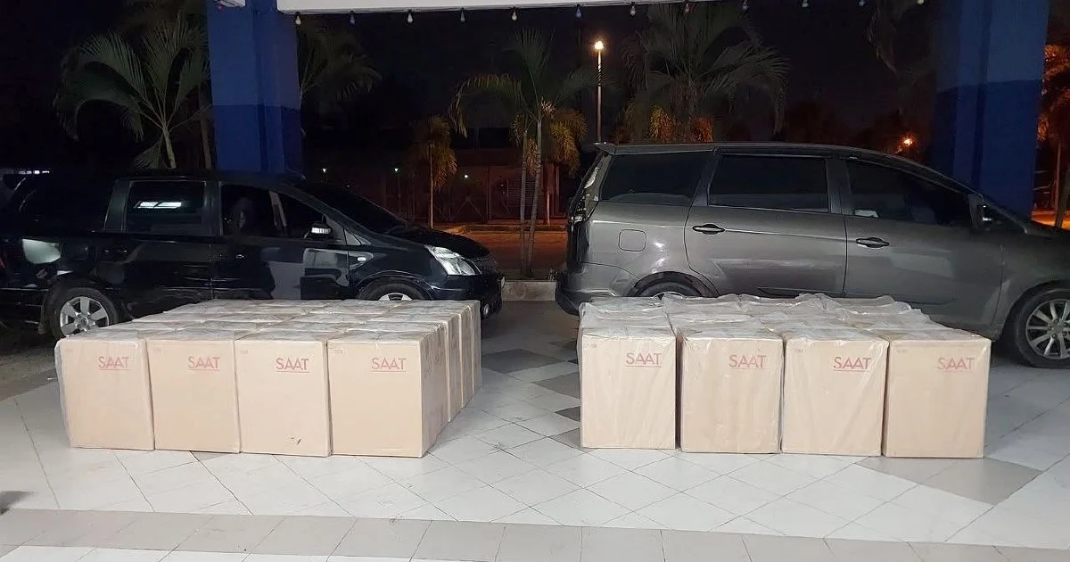 Kelantan Police Intercept Major Cigarette Smuggling Haul Worth RM813,000