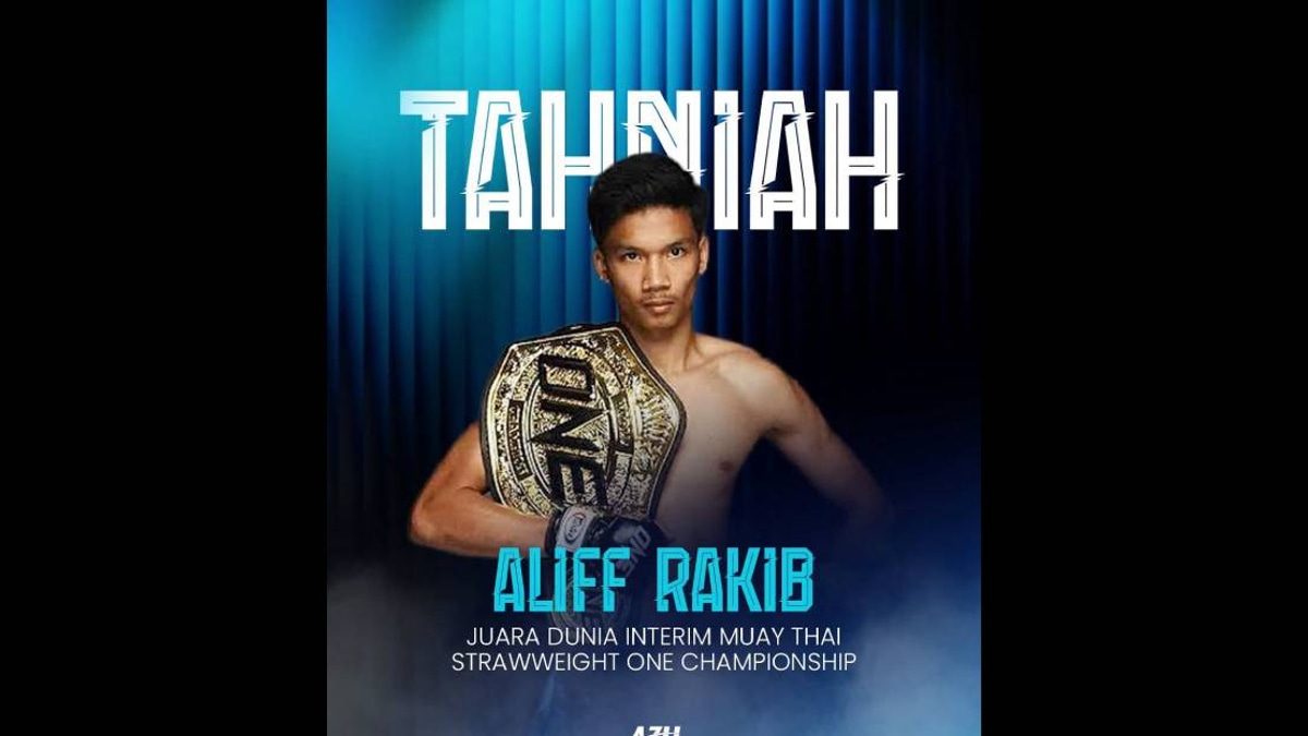 Aliff's ONE Championship Glory Will Inspire Young Malaysians, Says Deputy PM Zahid