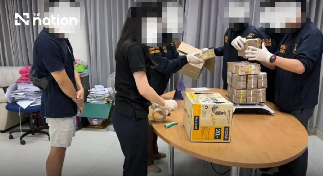 Thai customs intercepts ฿23 million in currency smuggling attempt at Mae Sai border