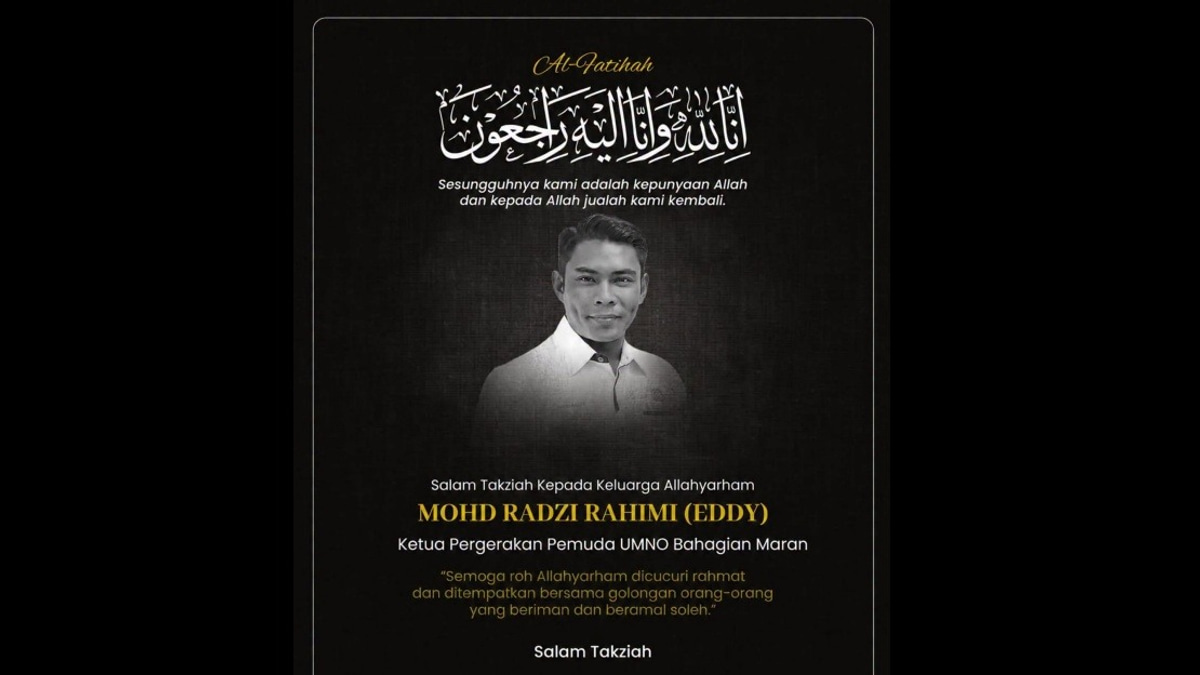 Mohd Radzi's Death a Profound Loss for UMNO, Says Ahmad Zahid