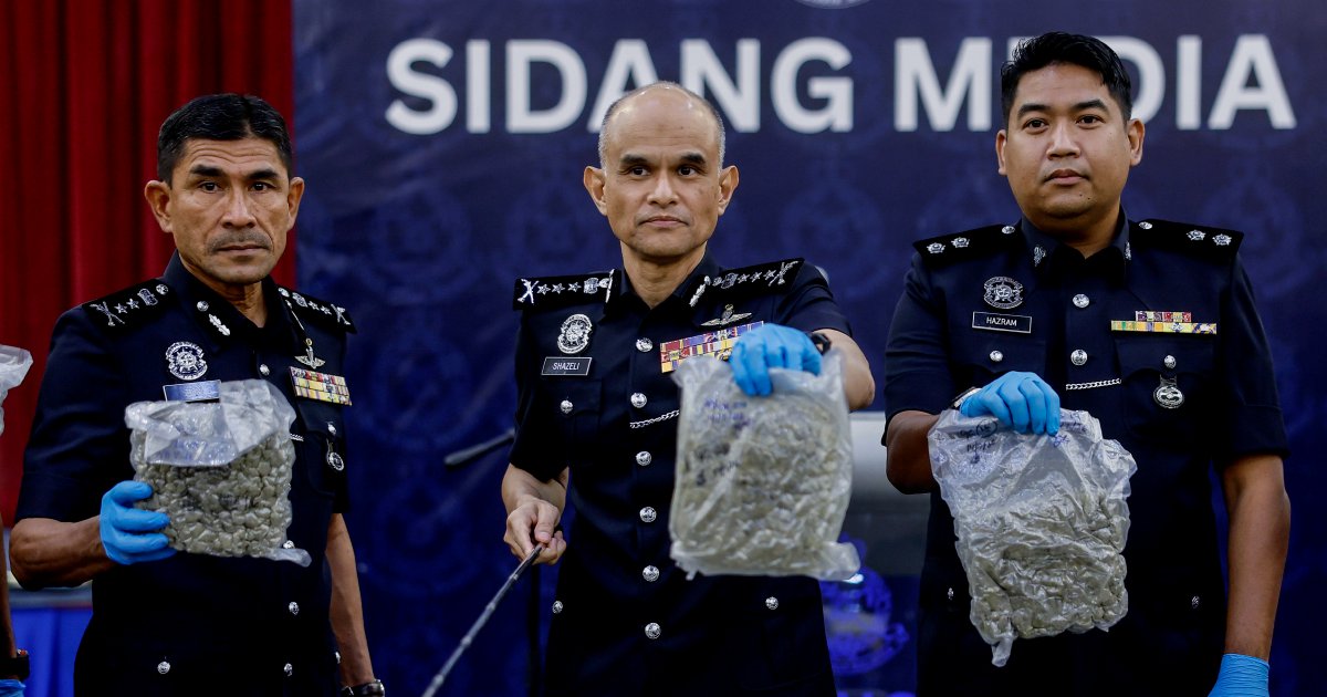 Malaysian authorities seize RM19.8 million cannabis shipment at KLIA bound for Europe; seven arrested