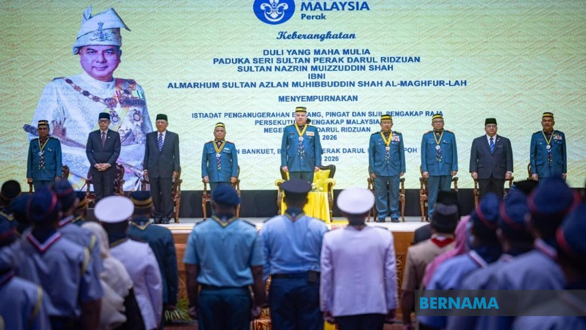 Sultan Nazrin Presides Over Perak Scouts' Awards Ceremony